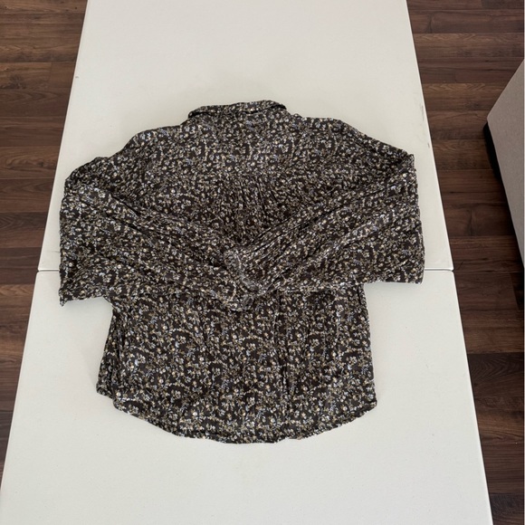 American Eagle Flowered Blouse Large - Picture 2 of 6